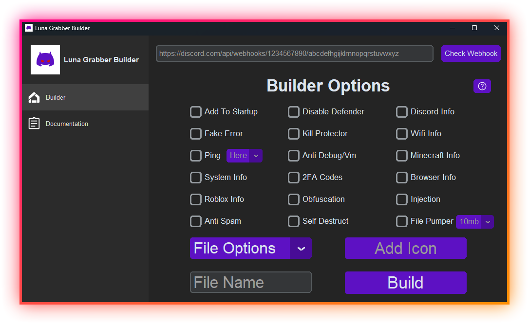 Luna Grabber Builder